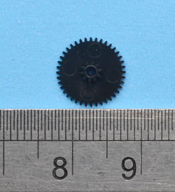 Đường kính bề mặt đánh bóng 1cm Gears Từ Mold Mold Gear In Black