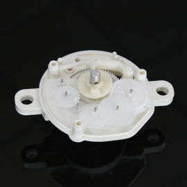POM Plastic Injection Moulded Plastic Auto Part Over Moulding White Motorhalter